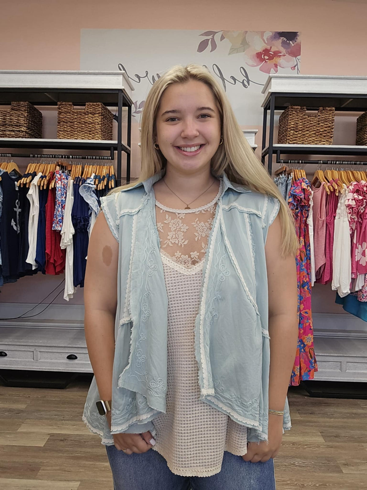 Ruffle Short Sleeve Cardigan