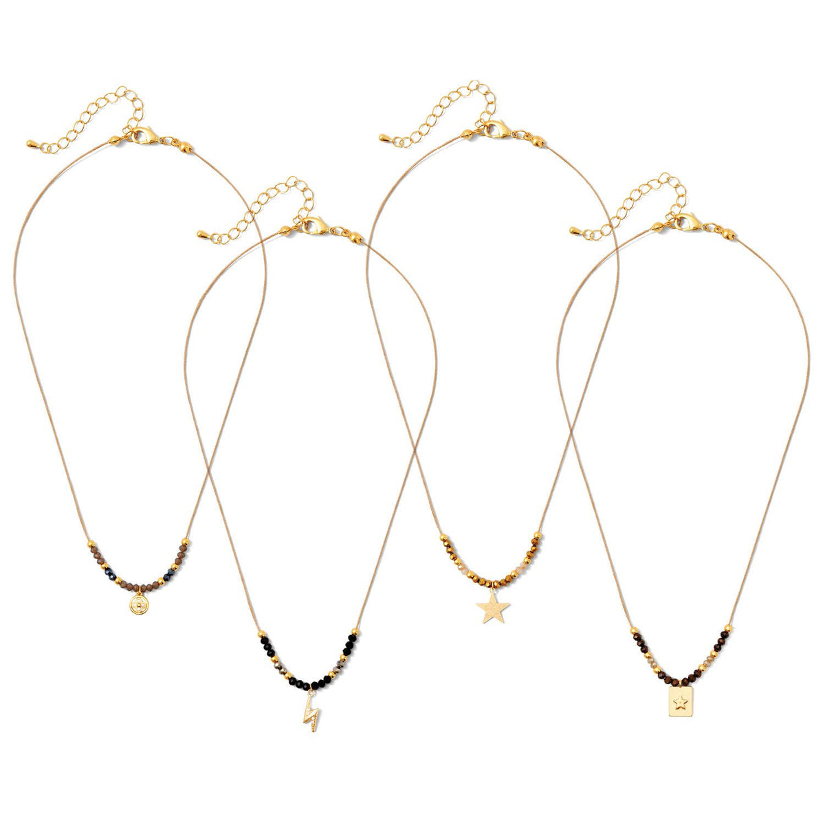 Beaded Charm Necklaces