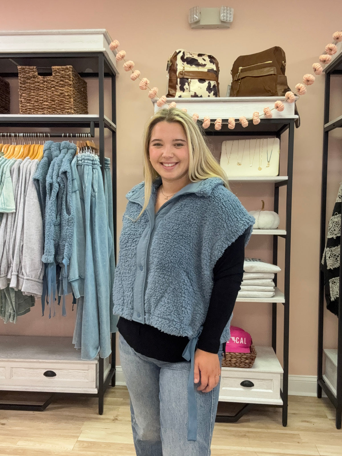 Oversize Faux Fur Vest