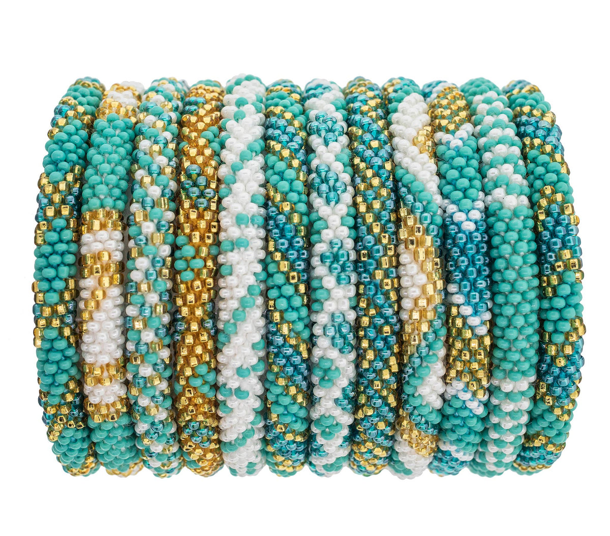 Aquamarine Roll On Bracelets