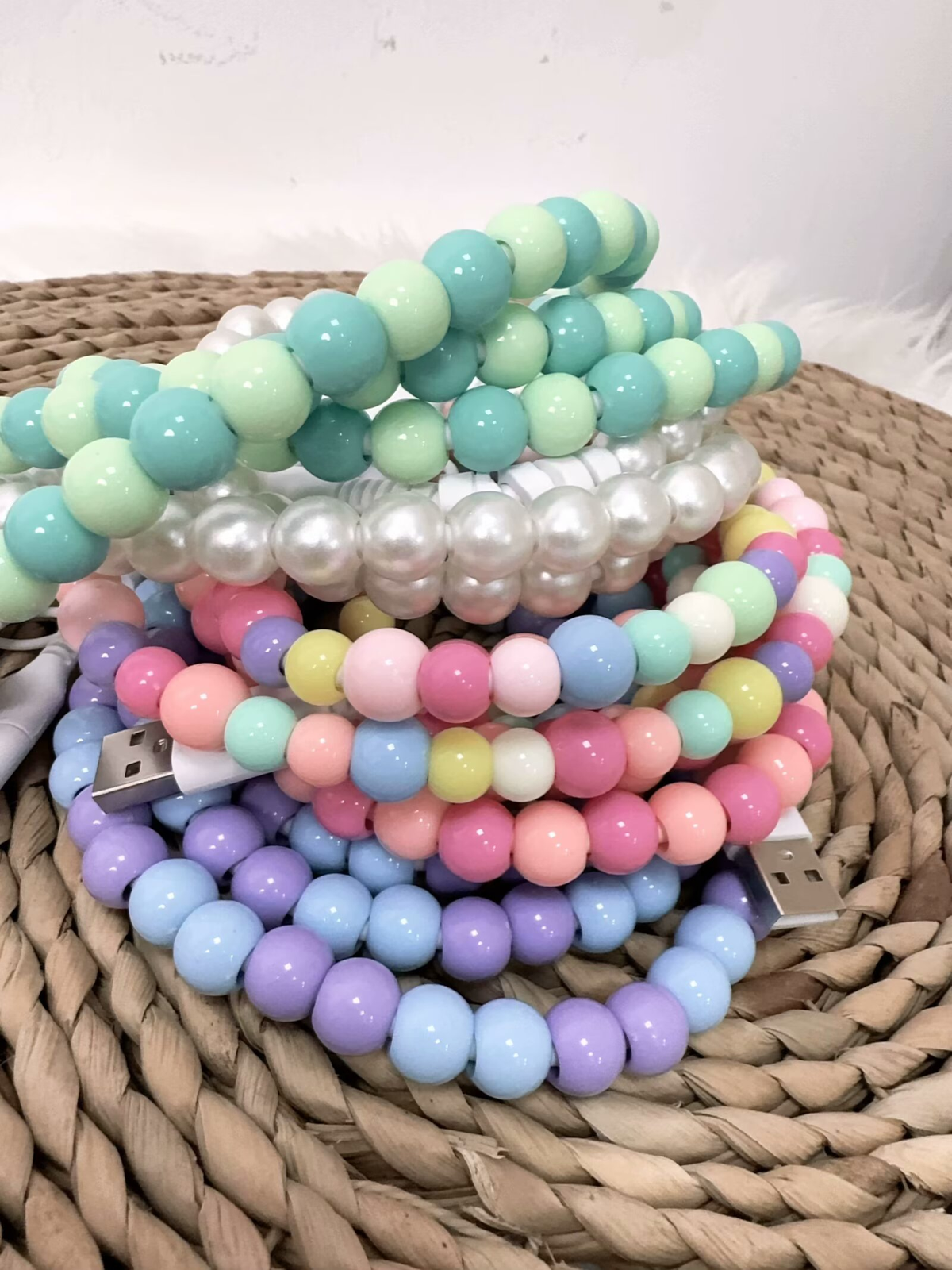 Beaded Phone Charger