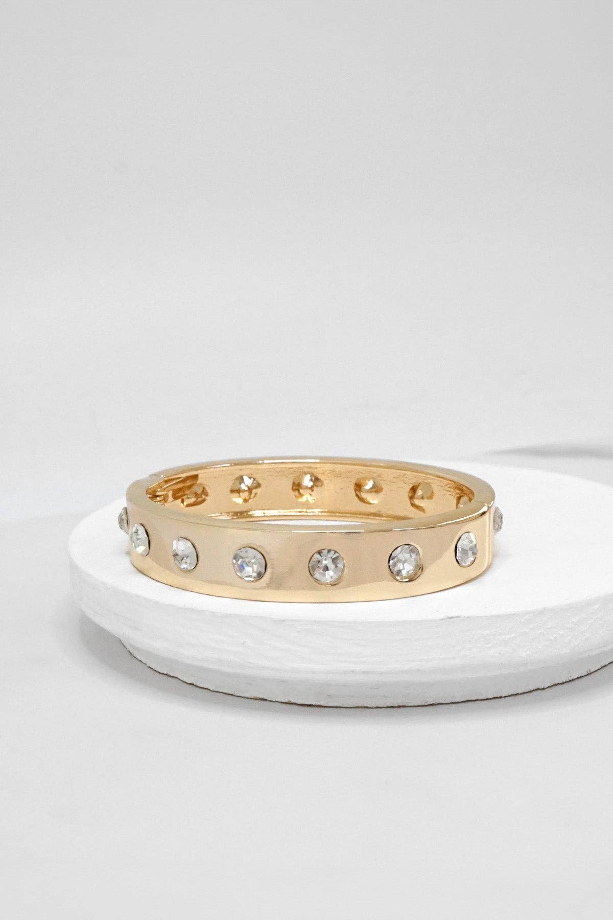 Sparkly Hinge Bangle