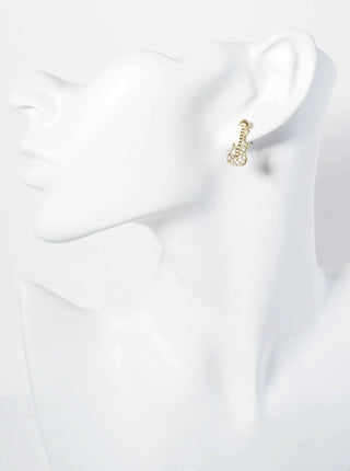 Pave Electric Guitar Stud Earrings