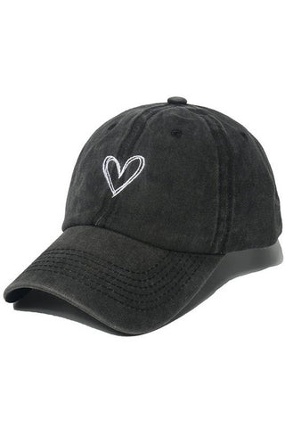Heart Baseball Hat