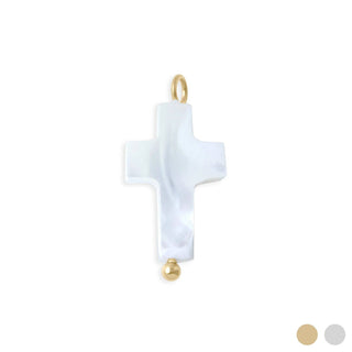 Shell Cross Charm