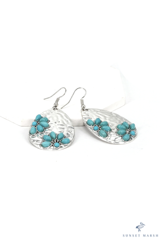 Southwest Bloom - Blue Earrings