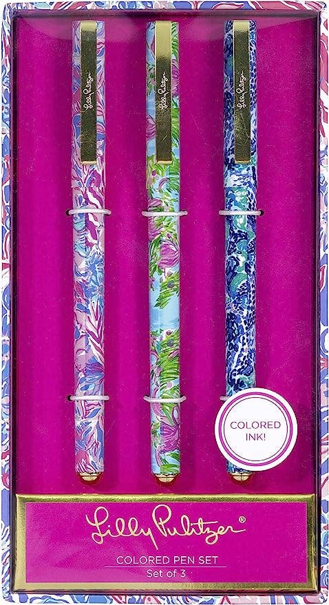 Colored Gel Pen Set, Viva La Lilly