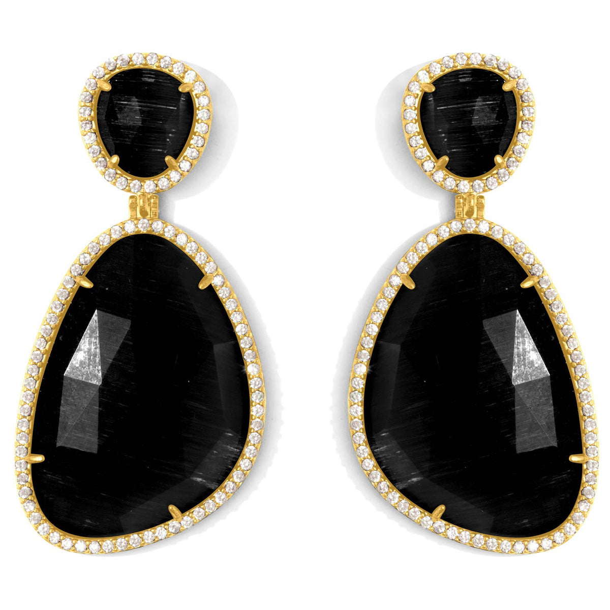 Bold Cat Eye Earrings