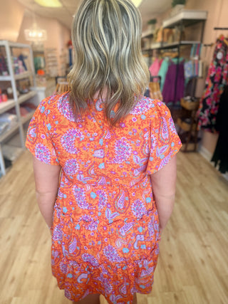 Paisley Tiered Dress
