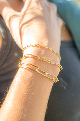 Paperclip Chain Bracelet