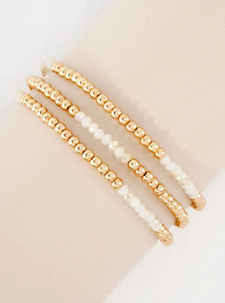 Glass Beads Stretch Bracelet