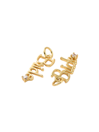 Gold "Bride" Charm