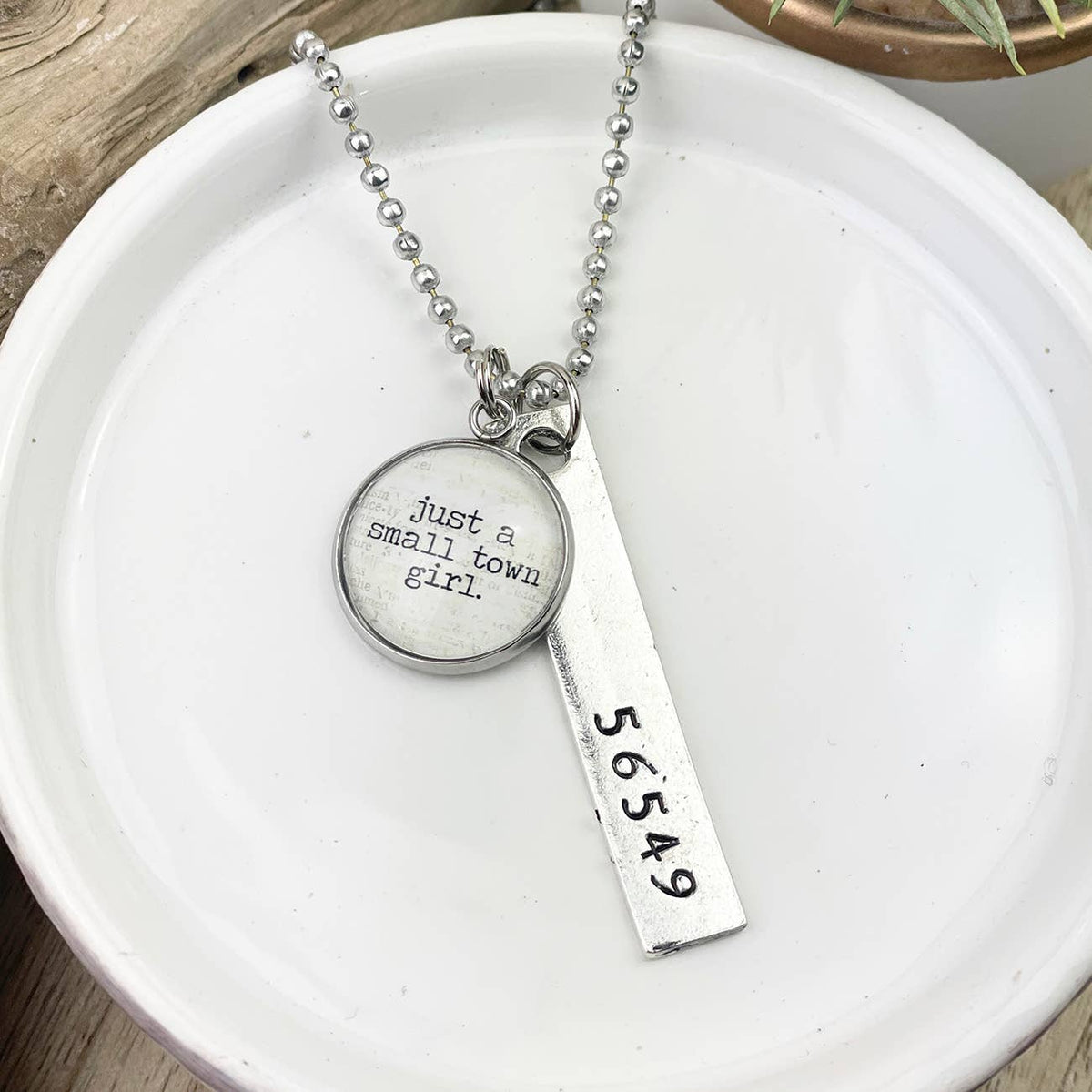 Zip Code Necklace