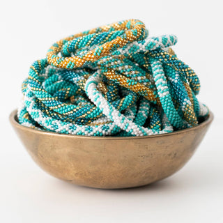 Aquamarine Roll On Bracelets 