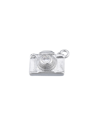Silver Memories Camera Charm