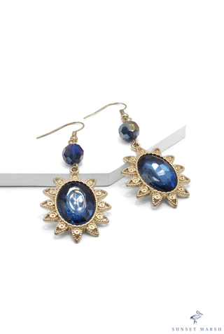 Dustlight Bloom - Blue Earrings