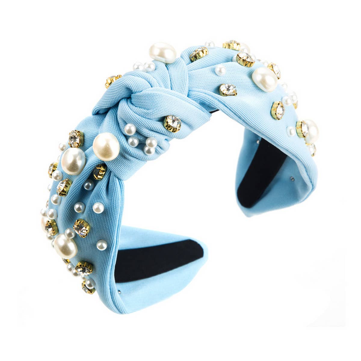 Light Blue Pearl Headband