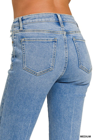 Kick Crop Flare Denim