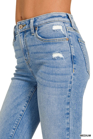 Kick Crop Flare Denim