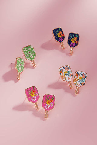 Pickleball Post Earrings