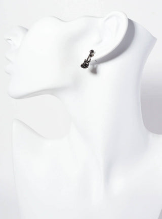Pave Electric Guitar Stud Earrings