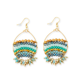 Beaded Streak Earrings