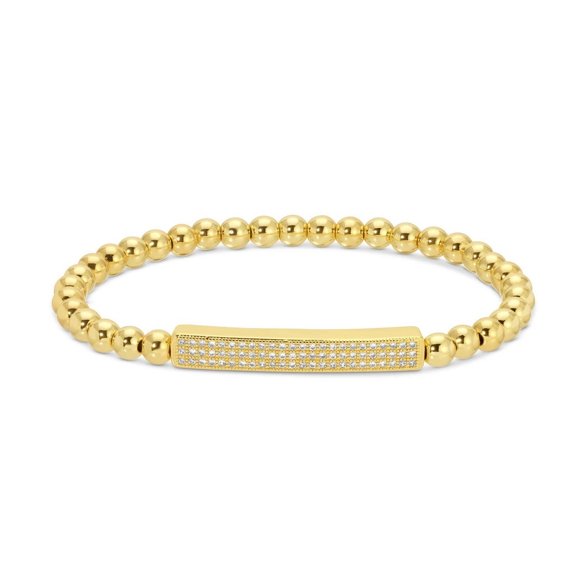 Pave Bar Stretch Bracelet