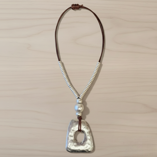 Chunky Boho Western Pendant Necklace