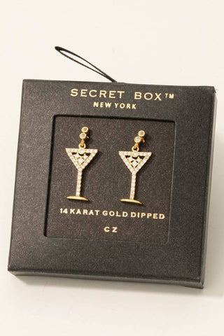 Martini Glass Earrings