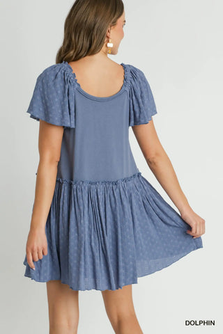 Round Neck Short Sleeve Dress