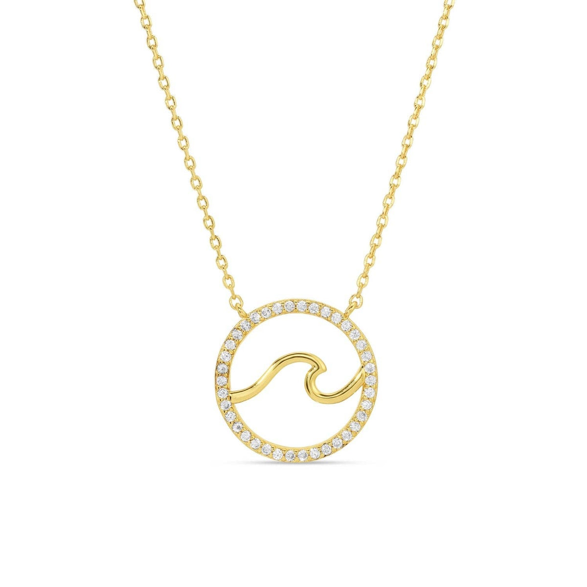 Ride The Wave Pendant Necklace