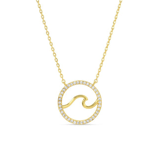 Ride The Wave Pendant Necklace