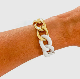 Chunky Acrylic Chain Link Bracelet