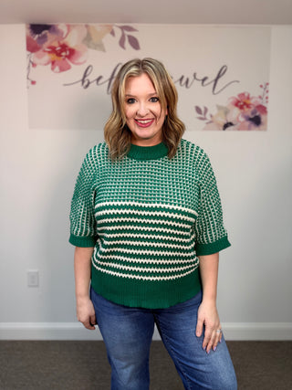 3/4 Draped Sleeve Slouchy Sweater