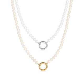 Pearl Charm Keeper Necklace