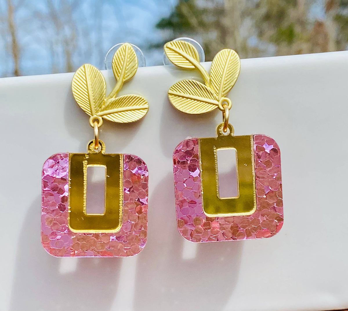 Petal & Sparkle Statement Earrings