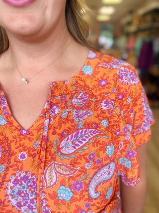 Paisley Tiered Dress