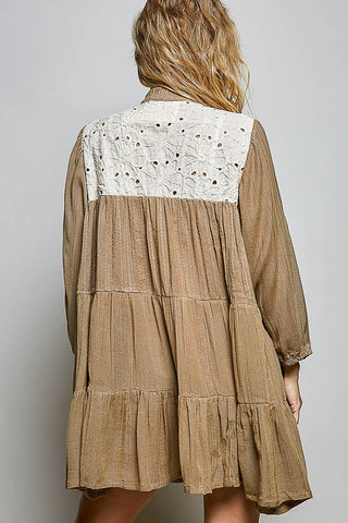 Embroidered Tunic Dress