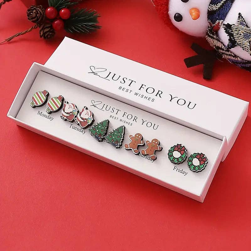 Christmas Tree Earring Set