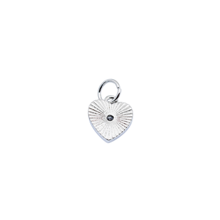 Silver Radiate Love Charm