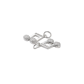 Silver Joyful Melody Charm