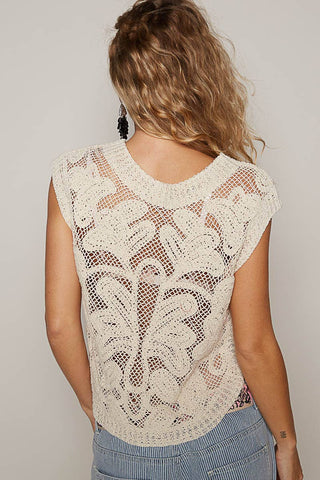 Solid Crochet Top