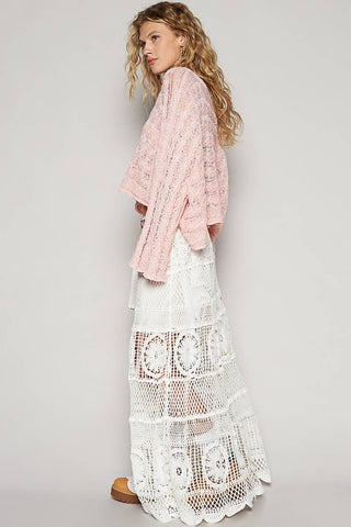 Crochet Long Flare Skirt