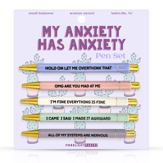 My Anxiety Has Anxiety Pen Set