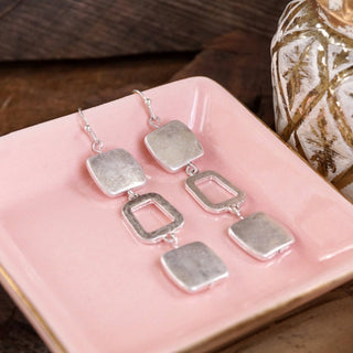Boho Square Dangle Earrings