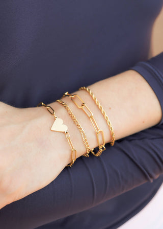 Paperclip Chain Bracelet