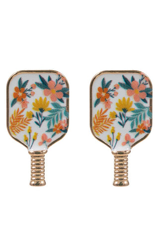 Pickleball Post Earrings