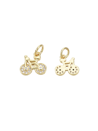 Gold Bike Charm