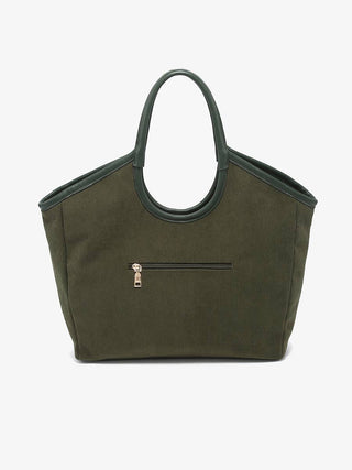 Piper Contrast Corduroy Mini Tote Bag