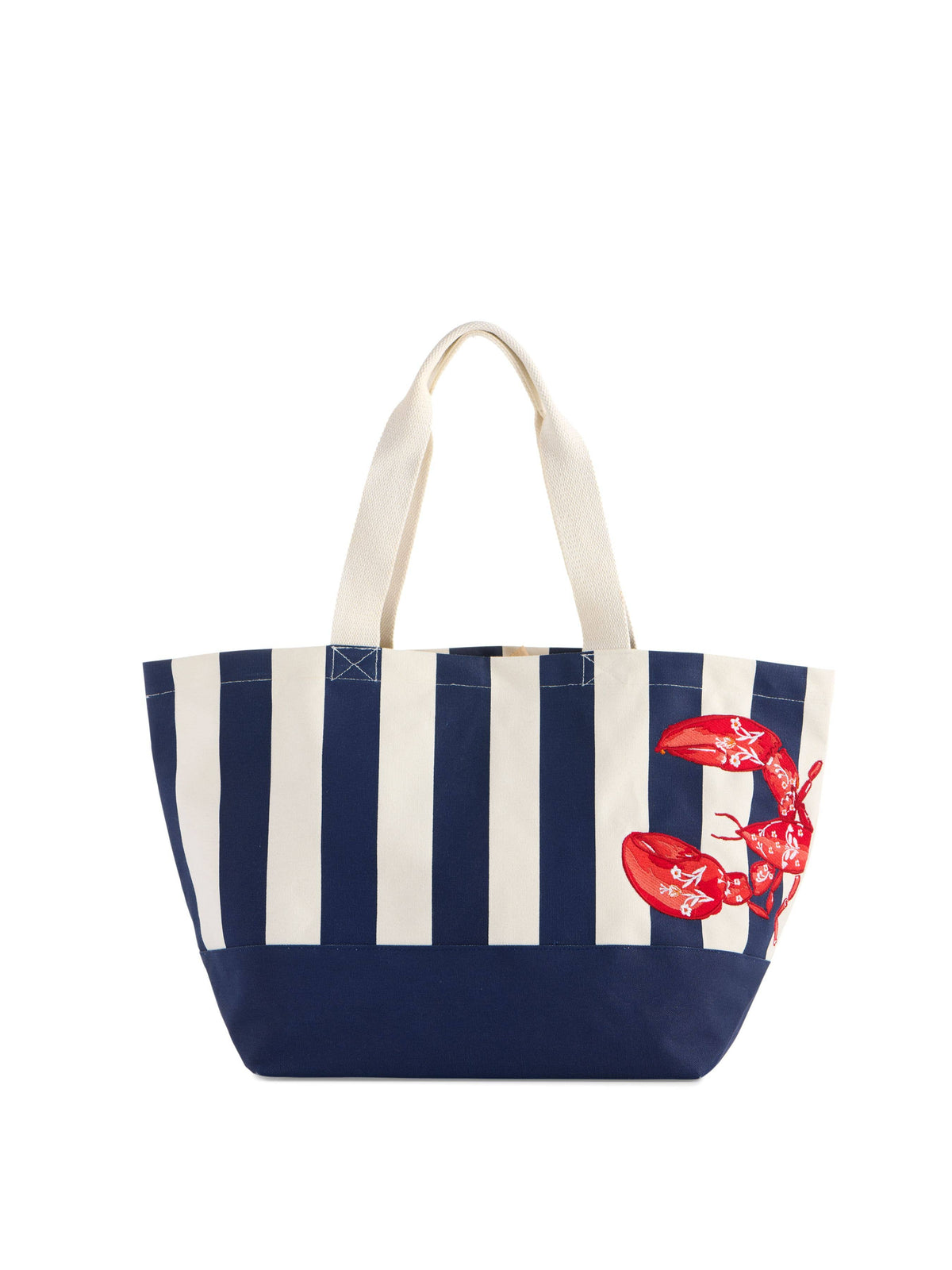 Lobster Striped Tote